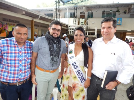 Daniel Arguello, la candidata de San Antonio de Anaconia, María Alejandra Arguello, Alberto Medina y  Rodrigo Lara; alcalde de Neiva.